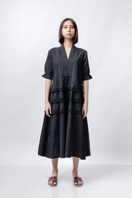 Black Karimata Tenun Dress