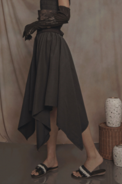 Blue Drini Basic Tenun Skirt