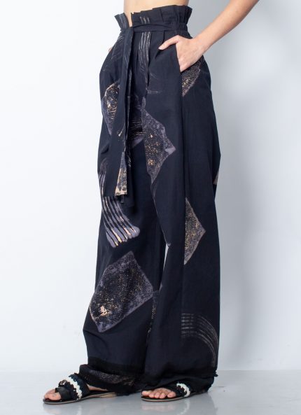 Black Ora Batik Pants