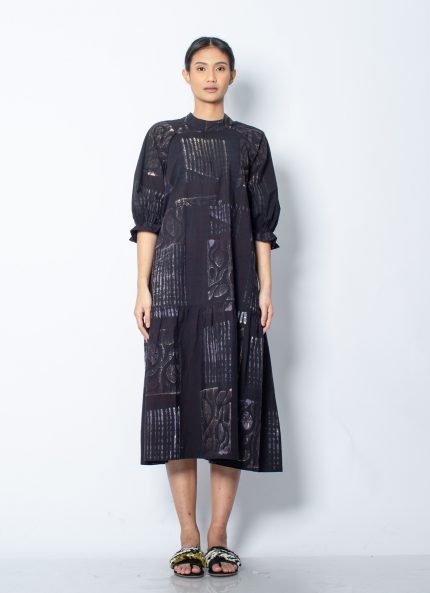Black Garini Batik Dress