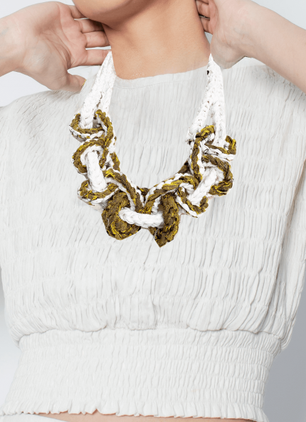 OE x Perca Project – White Banda Neira Necklace