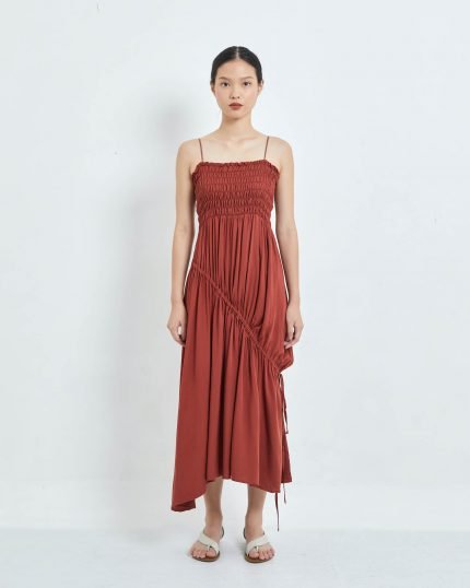Terracota Orchid Rayon Dress