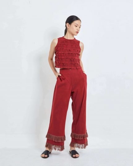 Red Clay Tenun Pants