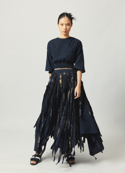 Blue Segara Tenun Top