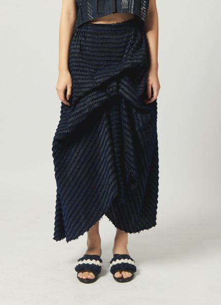 Blue Buyan Tenun Baron Skirt