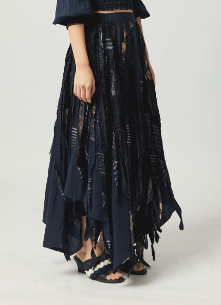 Blue Sentani Batik Skirt