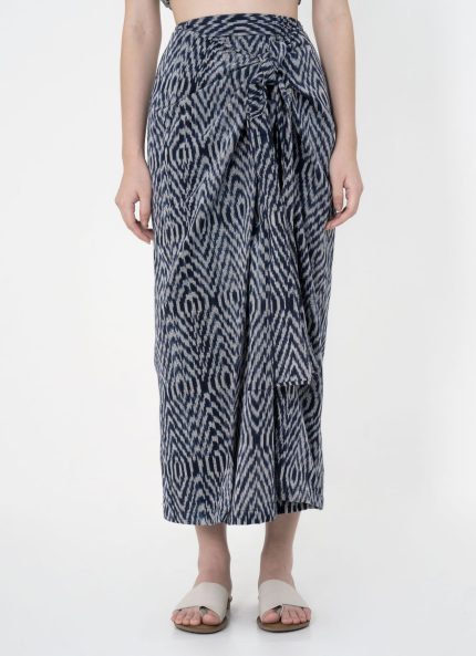 Blue Melati Tenun Skirt