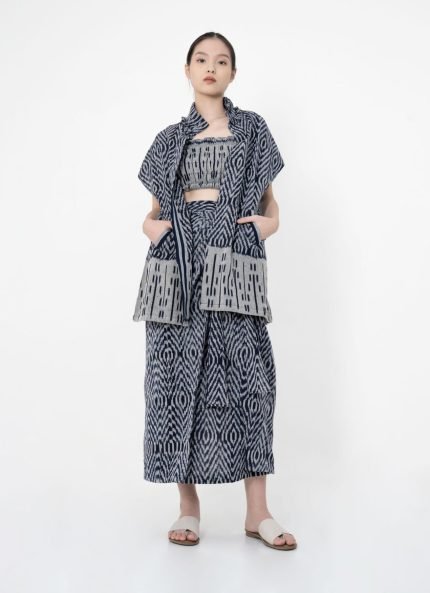 Blue Monteal Tenun Outer