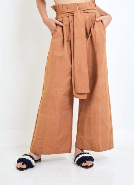 Brown Ora Tenun Pants