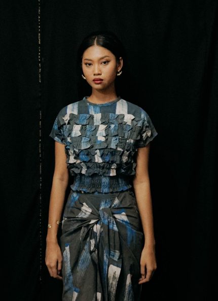 Blue Lai Batik Top