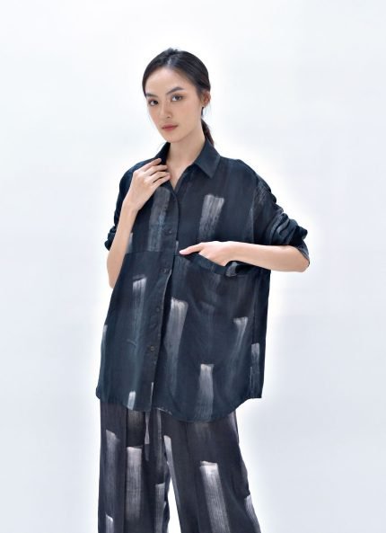 Black Kei Batik Top