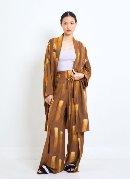 Brown Tapah Batik Outer