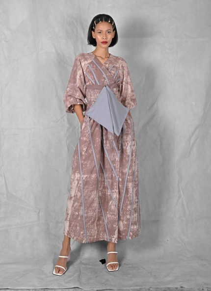 Cream Sera Batik Dress