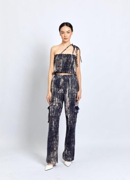 Black Gala Batik Pants