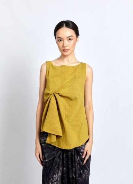 Yellow Ayoe Tenun Top