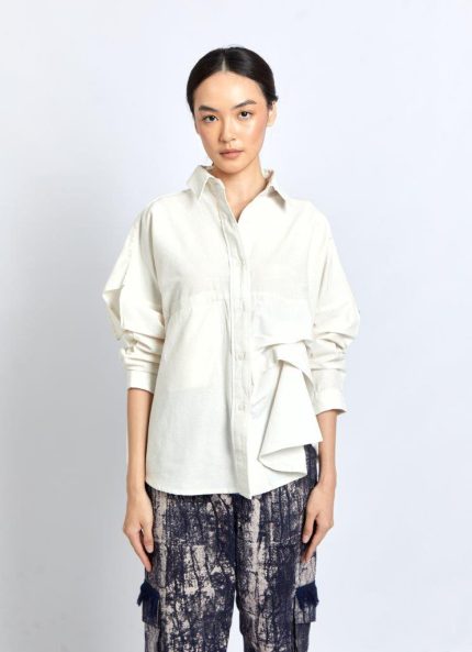 White Asha Tenun Shirt
