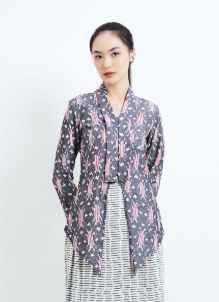 Grey Sasah Tenun Top
