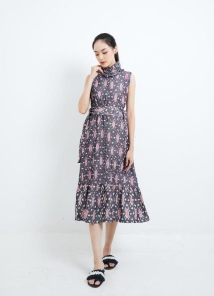 Grey Kanawa Tenun Dress
