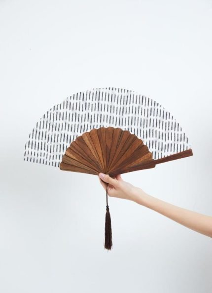 White Festive Fan