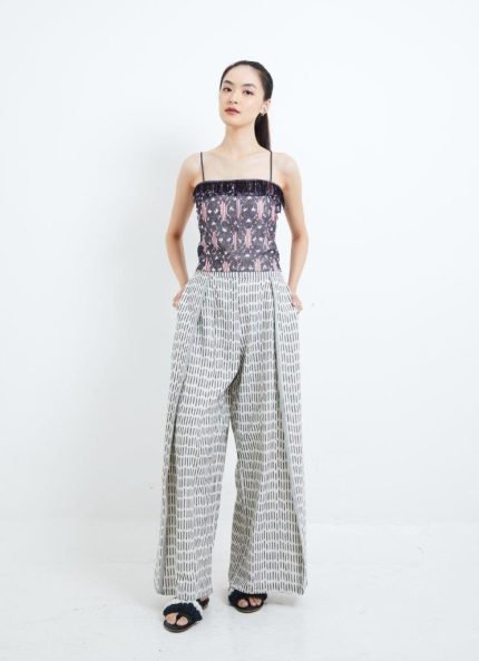 White Siburu Tenun Pants