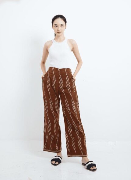 Brown Clay Tenun Pants