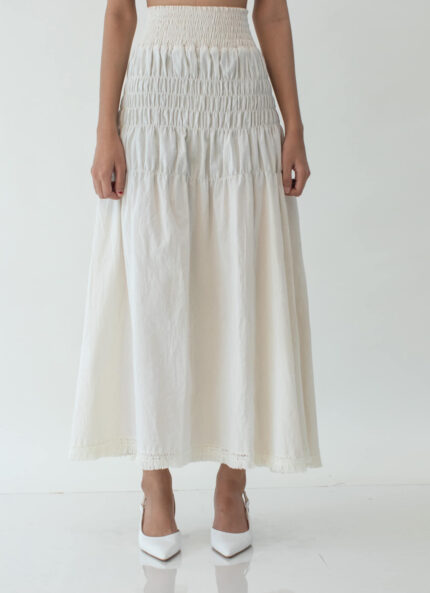 White Labian Tenun Skirt
