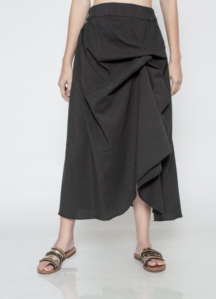 Black Melolo Tenun Skirt