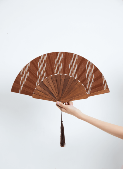 Brown Lian Tenun Fan