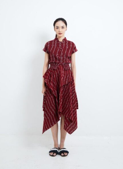 Red Drini Tenun Skirt