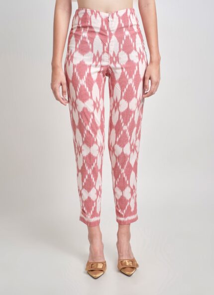 Red Jailolo tenun Pants