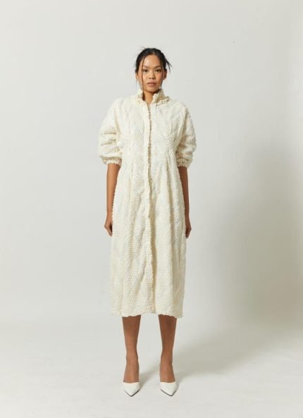 White Sangiyang Tenun Baron Dress