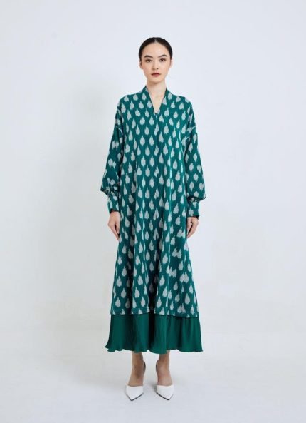 Turquoise Jiao Tenun Dress