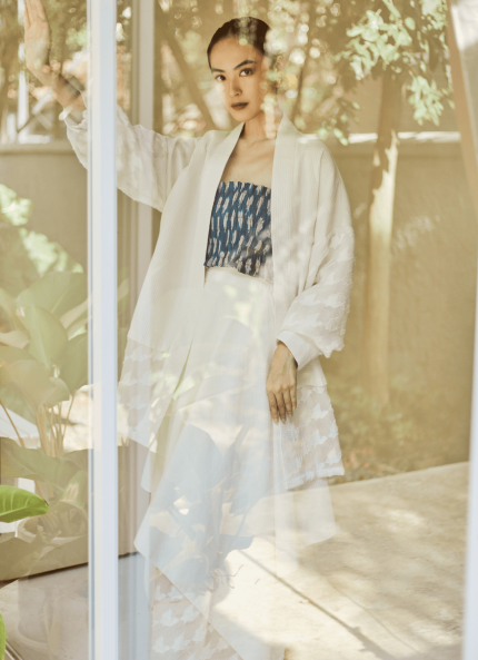 White Drini Organza Skirt