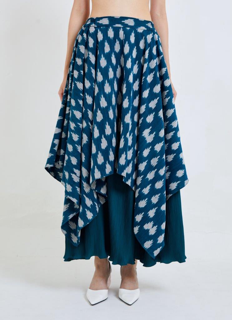 Turquoise Drini Tenun Skirt