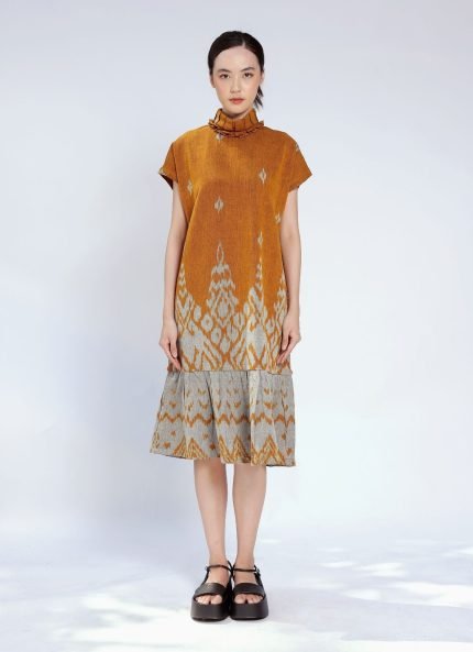 Yellow Saleo Tenun Dress