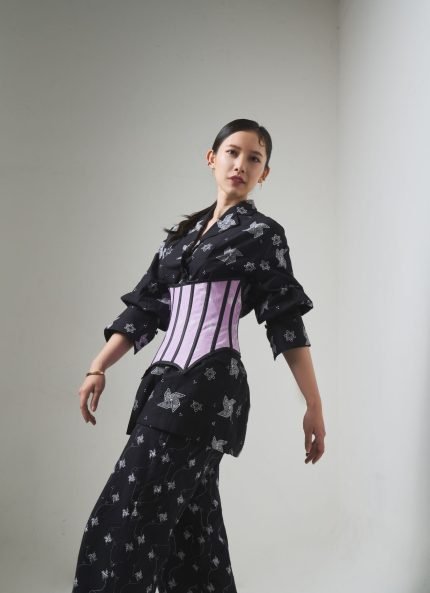 Black Ardaya Batik Outer