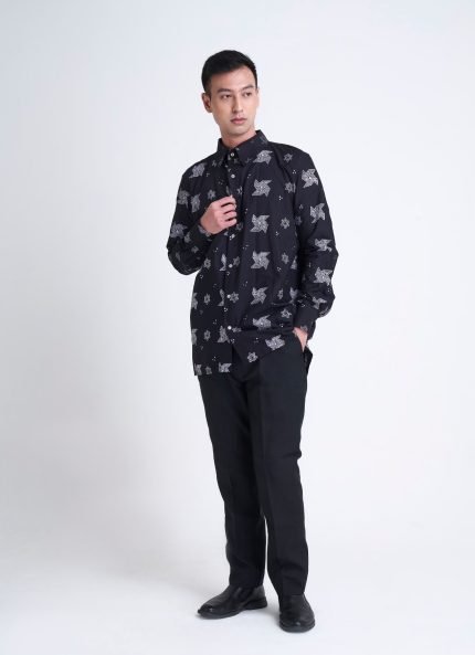 Black Gama Batik Shirt
