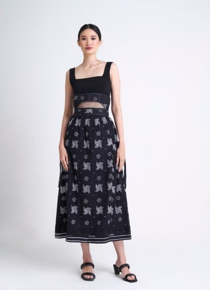 Black Ambara Batik Skirt