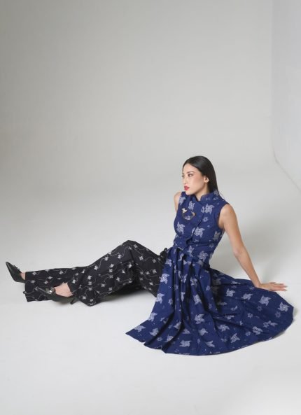 Blue Loka Reversible Batik Apron