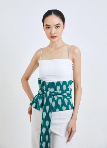 Turquoise Koka Tenun Obi