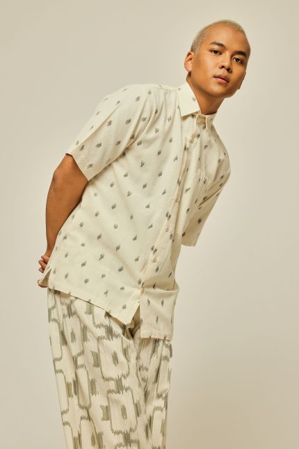 White Lembah Tenun Shirt