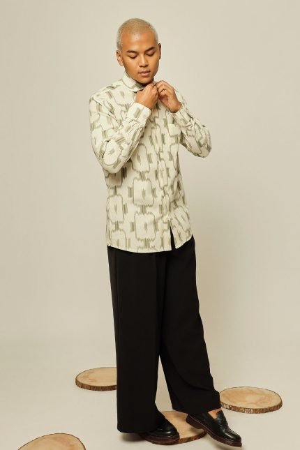 Green Genta Tenun Shirt