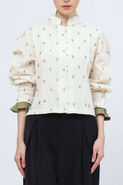 White Danya Tenun Top