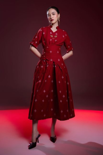 Red Fei Batik Obi