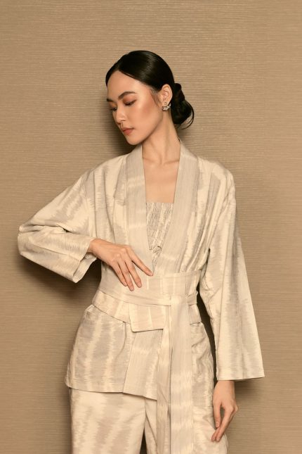 Grey Avani Tenun Obi