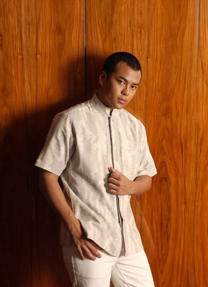 Grey Aghan Tenun Shirt