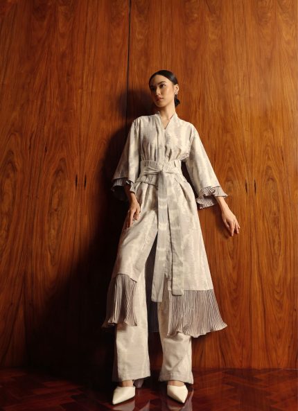 Lilac Lingga Tenun Dress