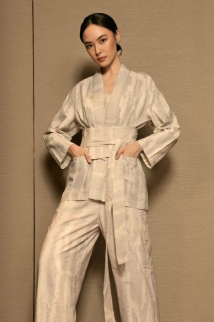 Grey Nagari Tenun Outer