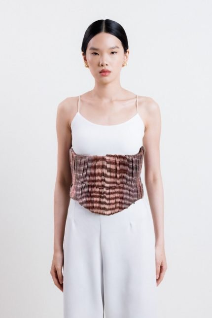 Pink Kaba Tenun Corset