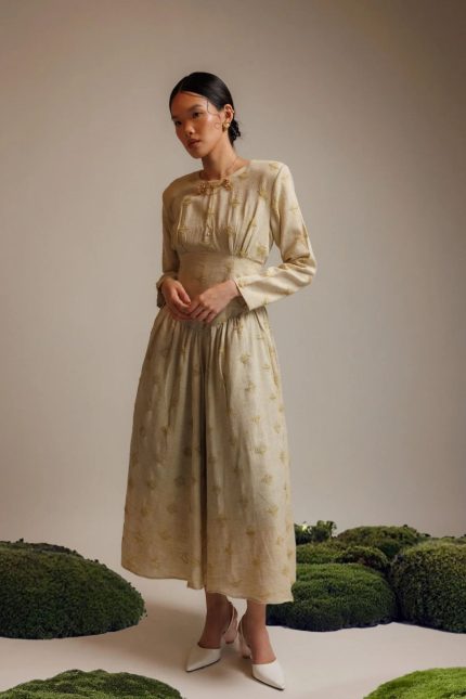 Green Gangga Tenun Dress